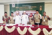 Foto ketiga dari kiri: Syaikul Ansyari, Ketua Forwil LKSA PSAA Kalimantan Selatan 2023-2028