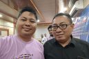 Akram Sadli bersama Ketua Umum SMSI Pusat Firdaus di Balai Kota Banjarmasin, Sabtu (13/9/2025)